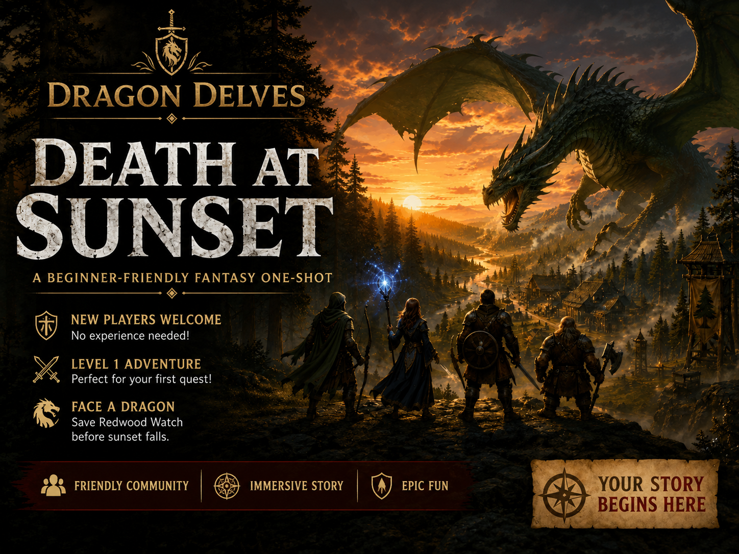 Death at Sunset cover art